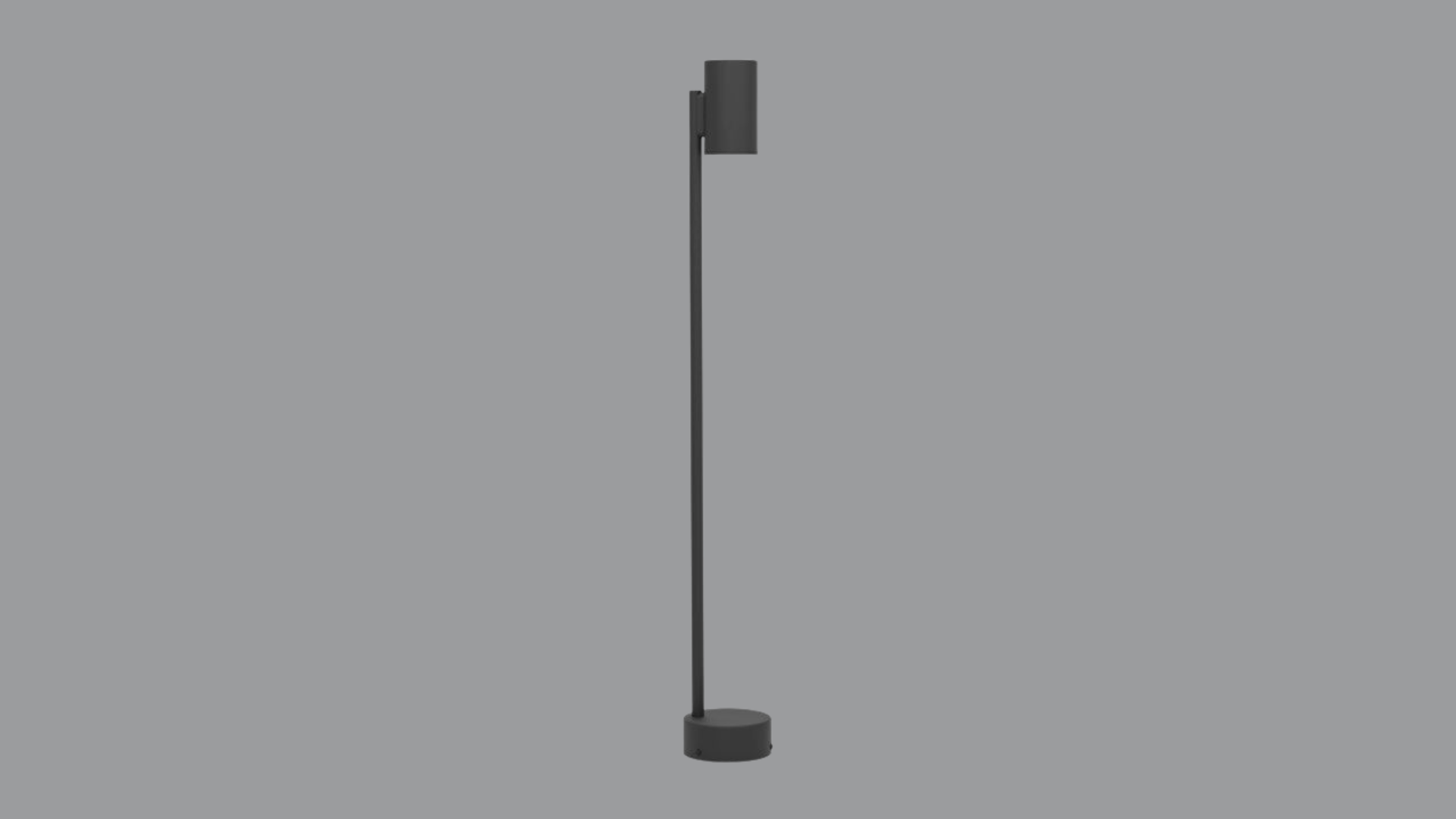 Lampada da terra dal design moderno, ideale per l'illuminazione di esterni