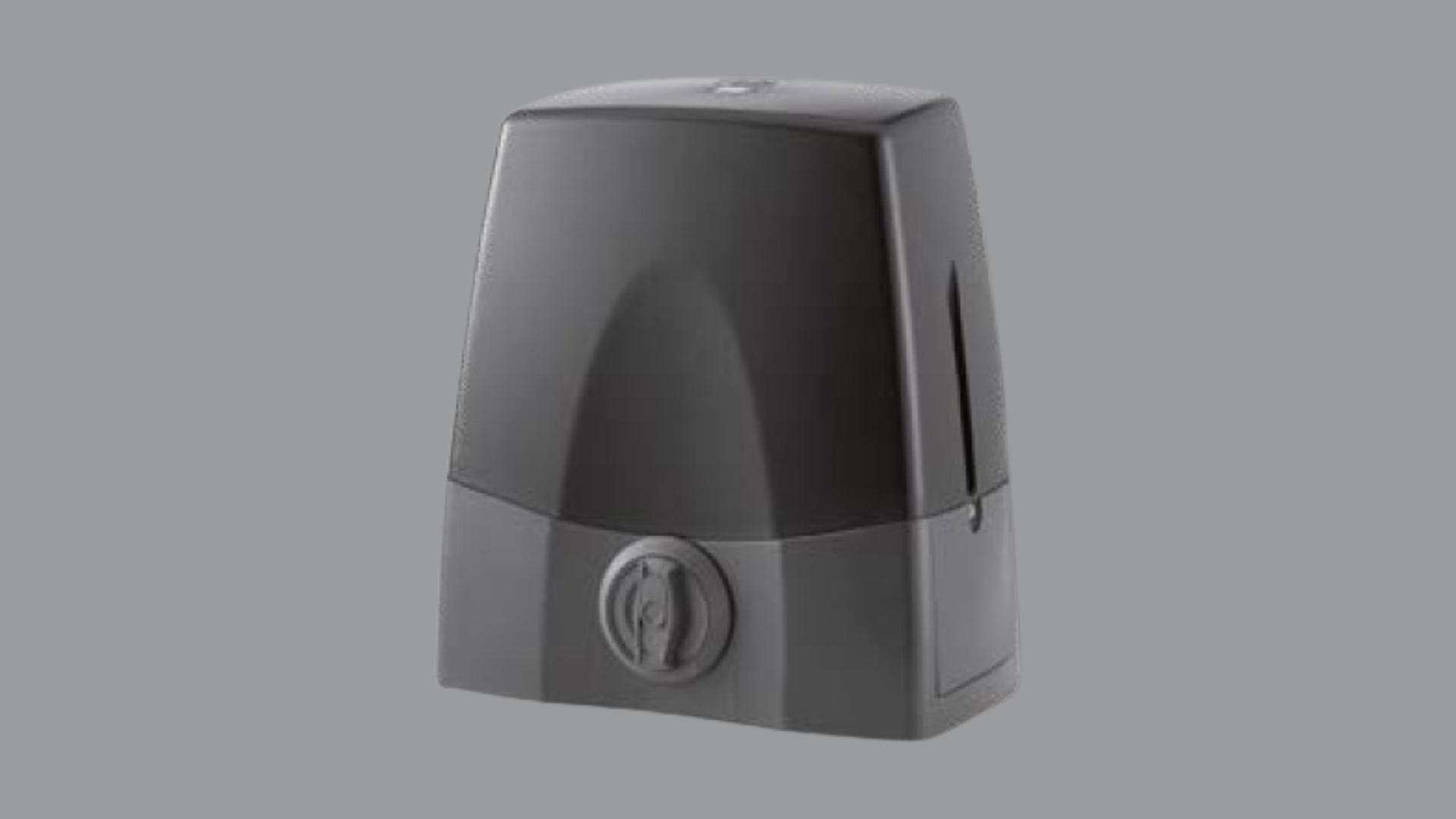 Motoriduttore elettromeccanico autobloccante Cardin SLX824CB a 24V per cancelli scorrevoli fino a 800 kg, completo di encoder magnetico, centrale di comando con display LCD e batterie di soccorso NiMH.