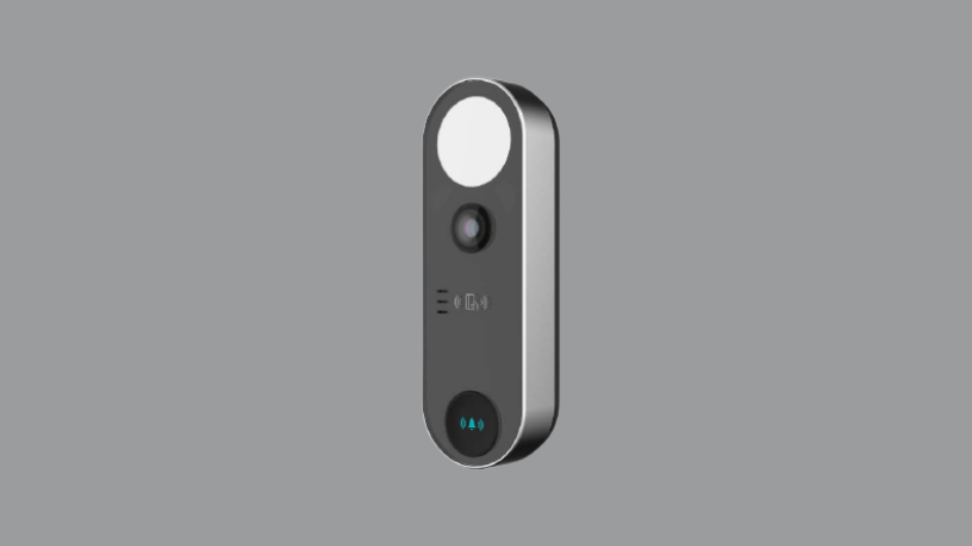 Posto esterno videocitofonico IP da parete TVT TD-E3110-IC/PE/WF con telecamera HD, connettività Wi-Fi e PoE, lettore di tessere RFID e protezione per uso esterno.