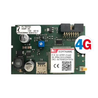 Comunicatore telefonico AVS Electronics Xgsm 4g su reti LTE per sistemi d'allarme