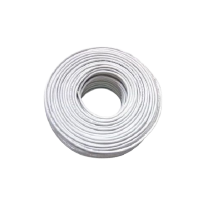 Matassa da 100 metri di cavo allarme schermato bianco 2x0,75+2x0,22, codice 15-A2-702 European