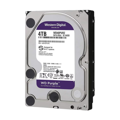 Hard disk interno Western Digital 4TB SATA 6GB/s 5400rpm, modello WD40PURZ