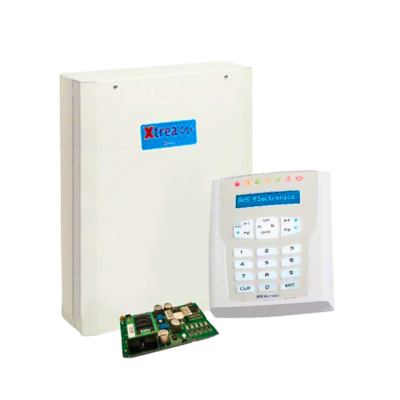 Kit allarme AVS Electronics Pack XT6 completo di tastiera A500, sensori Top, sirena XSINT e modulo XGSM