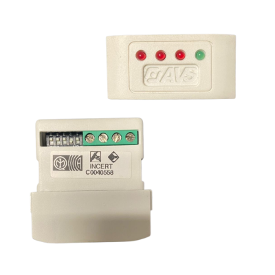 Lettore di prossimità Rs4 con interfaccia RS485, serie Bticino Light di colore bianco