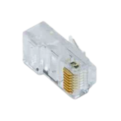 Spina di rete RJ45 modulare 8/8 Cat. 6 non schermata, marca FAEG codice FG15500, per cavi rigidi e flessibili
