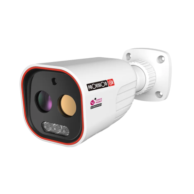 Telecamera termica di rete Bullet Bispettrale da 5MP con ottica 3,2mm