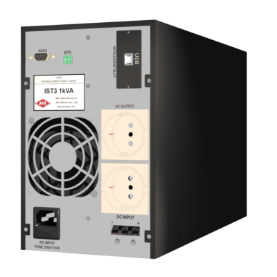 Gruppo di continuità UPS AEC IST3 1kVA con batterie interne 2x12V 9Ah, codice IST3010010
